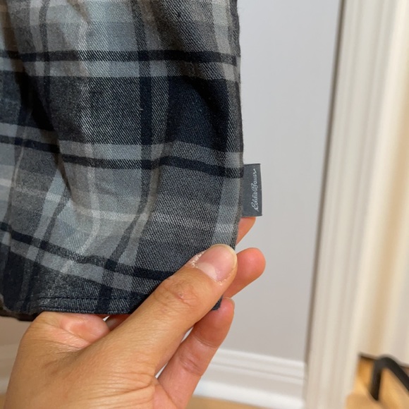 Eddie Bauer Travex Flannel Shirt Dress NWT - Picture 4 of 11